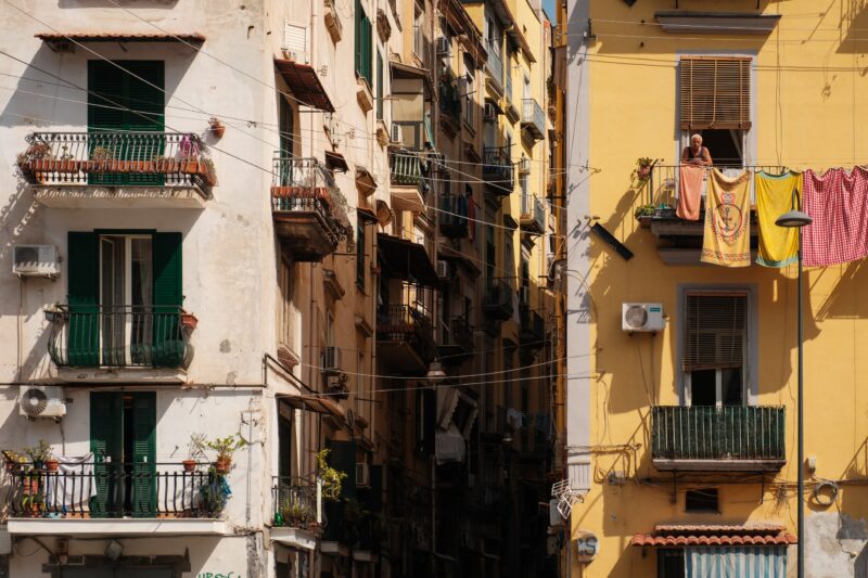 Typisches Bild der Stadt