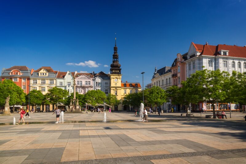 Sehenswerter Marktplatz in Ostrava