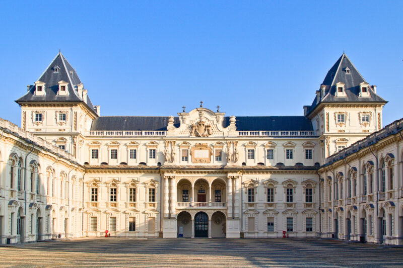 Das Schloss im Valentino Park in Turin