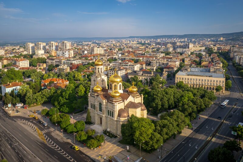 Blick auf Varna - die Stadt am Schwarzen Meer