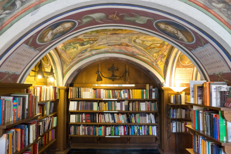 Die Buchhandlung "Littera" der Universität in Vilnius